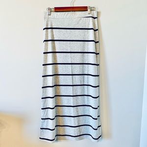 NWOT striped maxi skirt